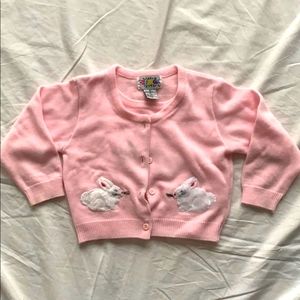 Zing Girls Baby Pink Cardigan